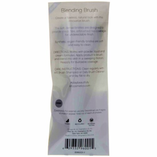 e.l.f. Travel Blending Makeup Brush Perspective: top