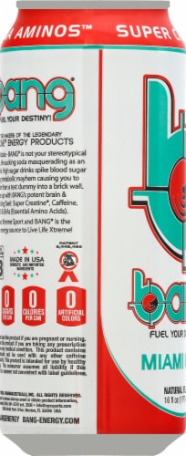 Bang® Miami Cola Energy Drink Perspective: top