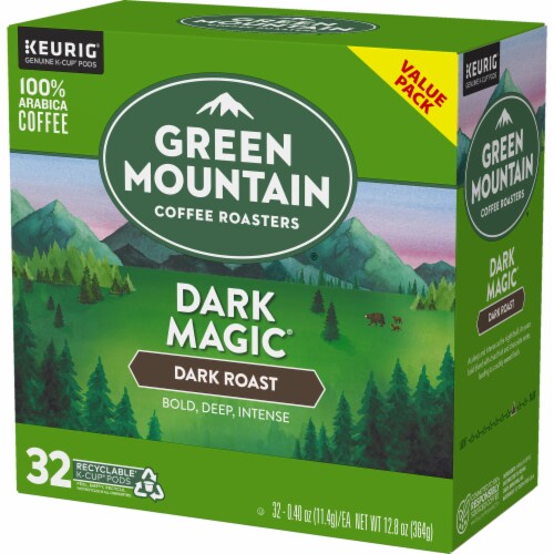 Green Mountain Coffee Roasters® Dark Magic Dark Roast K-Cup Coffee Pods Perspective: top
