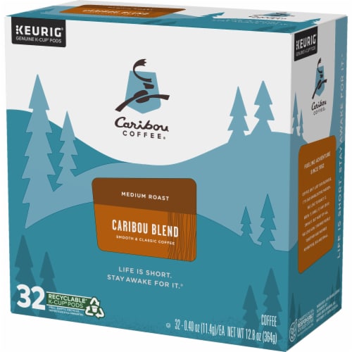 Caribou Coffee® Caribou Blend Medium Roast K-Cup Coffee Pods Perspective: top