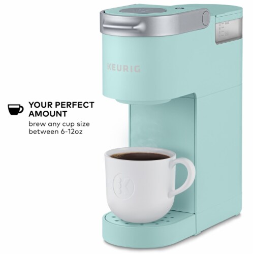 Keurig K-Mini Single Serve K-Cup Coffee Maker, Oasis Perspective: top