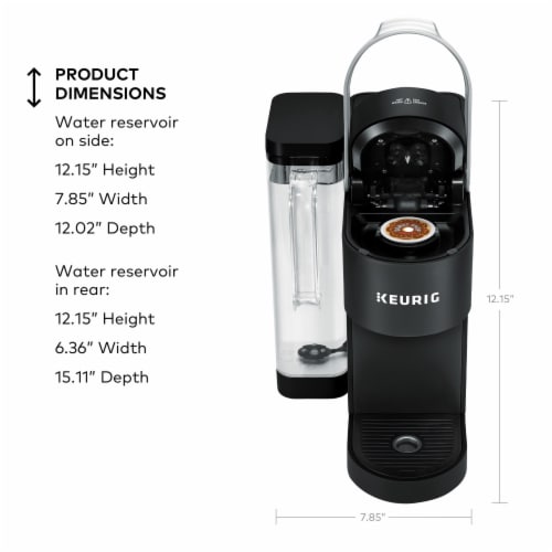 Keurig® Brewer KSupreme Single Serve Coffee Maker - Black Perspective: top