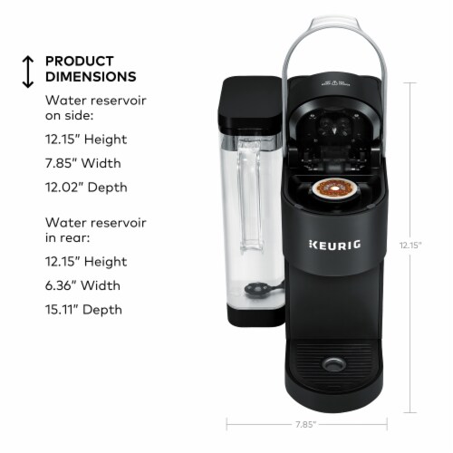 Keurig K-Supreme Single Serve K-Cup Pod Coffee Maker, MultiStream Technology, Black Perspective: top