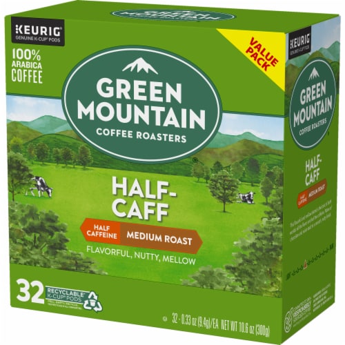 Green Mountain Coffee Roasters® Half- Caff Medium Roast K-Cup Coffee Pods Perspective: top