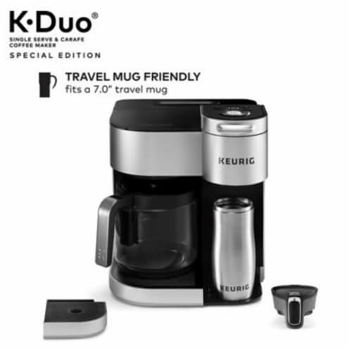 Keurig K Duo Special Edition Single Serve K Cup Pod Carafe Coffee Maker Silver 1 ct Fred Meyer