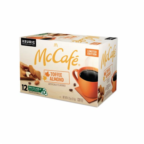 McCafé® Toffee Almond Light Roast K-Cup Coffee Pods Perspective: top