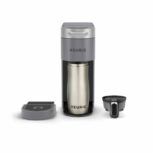 Keurig K-Slim + ICED Single Serve Coffee Maker - Gray Perspective: top