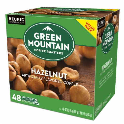 Green Mountain Coffee Roasters® Hazelnut Light Roast K-Cup Coffee Pods Perspective: top