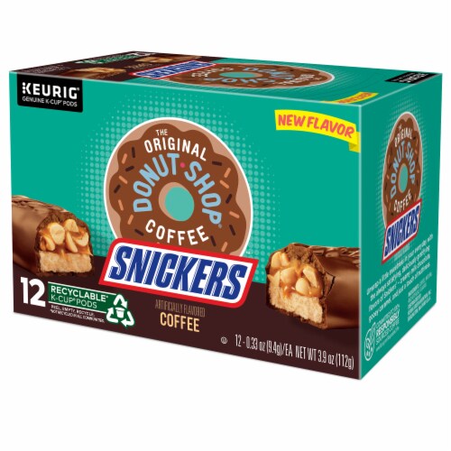 The Original Donut Shop® Snickers Light Roast K-Cup® Coffee Pods Perspective: top