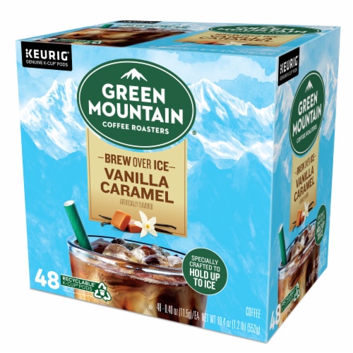 Keurig K-Cup Brew Over Ice Vanilla Caramel Coffee K-Cup ® Box 24 ct. -  Coffee Rocket