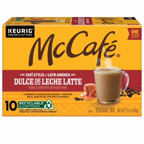 McCafe® Cafe Styles Of Latin America Dulce De Leche Latte Perspective: top