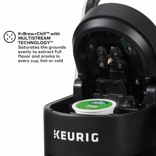 Keurig K-Brew + Chill Iced or Hot K-Cup Coffee Maker with MultiStream and QuickChill Technology Perspective: top