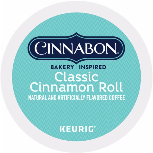 Cinnabon® Classic Cinnamon Roll Light Roast K-Cup® Coffee Pods Perspective: top