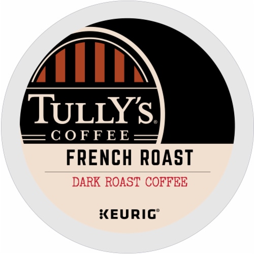 Tully's® French Roast Dark Roast K-Cup® Coffee Pods Perspective: top