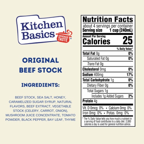 Kitchen Basics Original Beef Stock Perspective: top