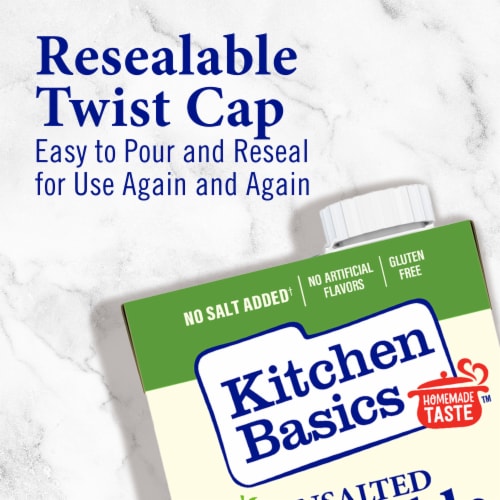 Kitchen Basics® Unsalted Vegetable Stock Perspective: top