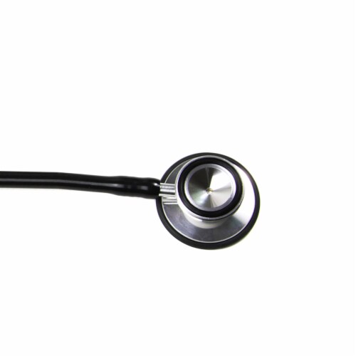 McKesson General Exam Stethoscope, Black Tube, 22 inch 01-670HBKGM, 10 Ct Perspective: top