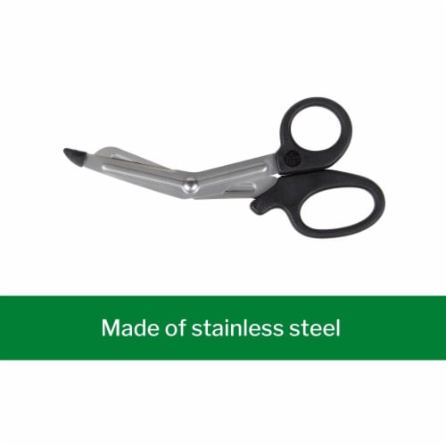 McKesson Medicut Stainless Steel Medical Grade Trauma Shears 5.5 L 1 Ct 321BKMM Perspective: top