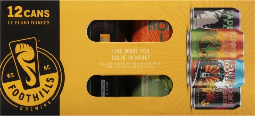 Foothills Brewing Tour Variety Pack Perspective: top