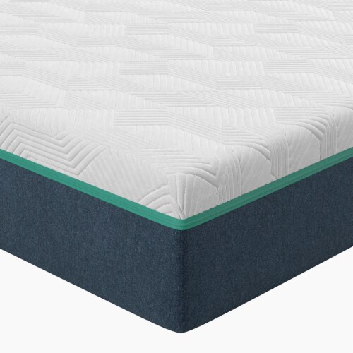 10 Medium Gel Memory Foam Mattress with Cooling Air Flow and Pressure Relieving Foam Layers Perspective: top