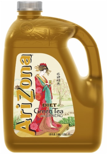 AriZona® Diet Green Tea with Ginseng Perspective: top