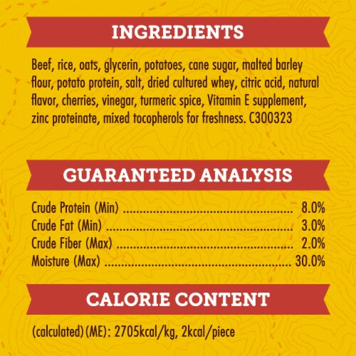 Zuke’s Mini Naturals Training Dog Treats with Real Beef Perspective: top