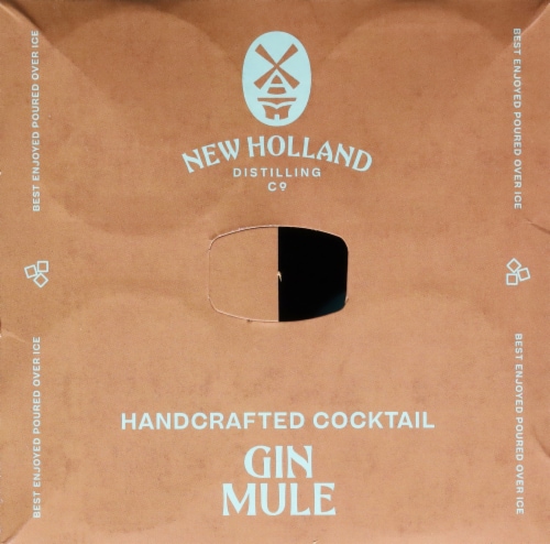 New Holland Brewing Holland Mule Ready to Drink Cocktail Perspective: top