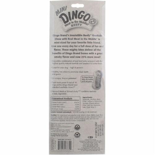 DINGO BEEFY MINI 7PK Perspective: top