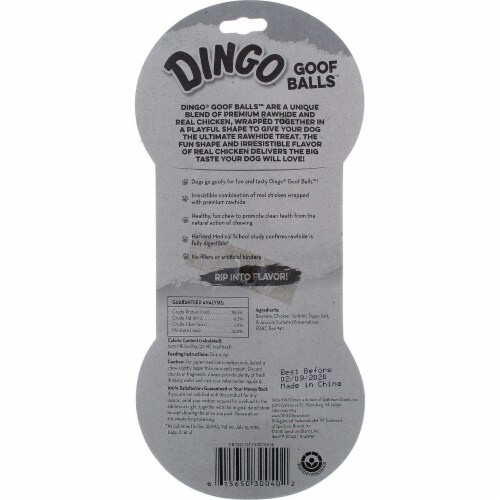 Dingo Goof Balls Rawhide Small Dog Snacks 4 ct Harris Teeter