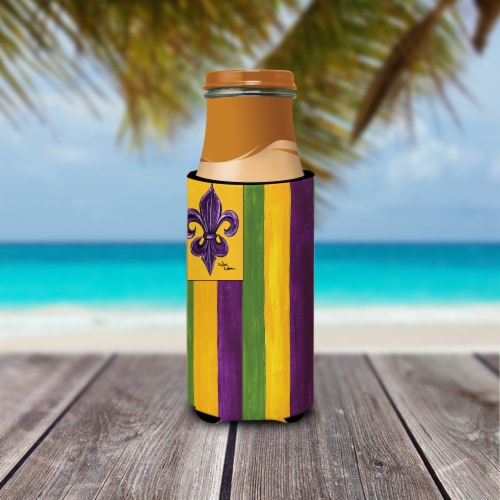 Carolines Treasures  8137MUK Mardi Gras Fleur de lis Nation Ultra Hugger for sli Perspective: top