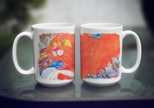 Carolines Treasures 6033CM15 Cat Coffee Mug 15 oz Perspective: top