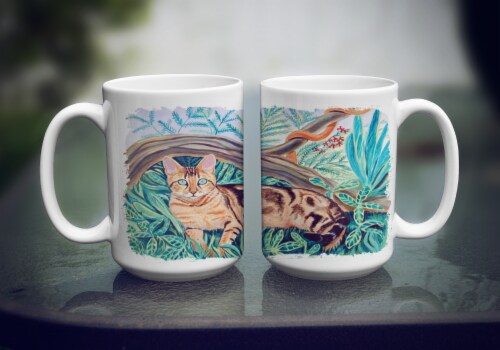 Carolines Treasures 7139CM15 Cat - Maine Coon Coffee Mug 15 oz Perspective: top