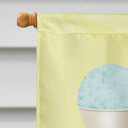 Carolines Treasures SB3110CHF Keep calm and eat snow cones House Flag Perspective: top