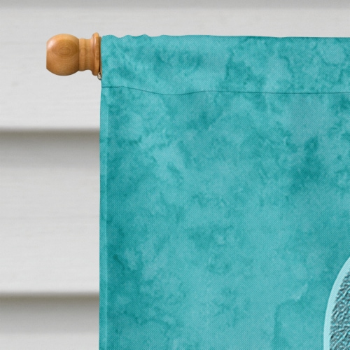 Carolines Treasures AN1201CHF Teal Ribbon for Ovarian Cancer Awareness House Fl Perspective: top