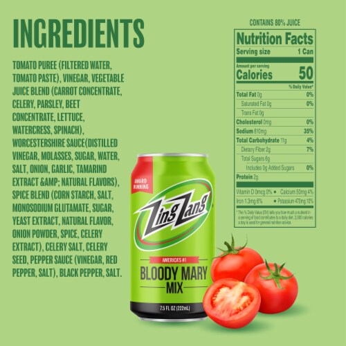 Zing Zang Bloody Mary Mix Perspective: top