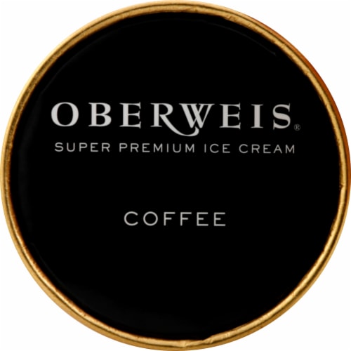 Oberweis® Coffee Ice Cream Pint Perspective: top