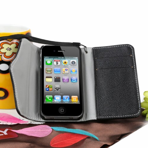 Clutch Case Unique Zipper Pu Leather Wallet Flip Hard Case Cover Card Holder For Iphone 4 4S 1 unit Mariano s