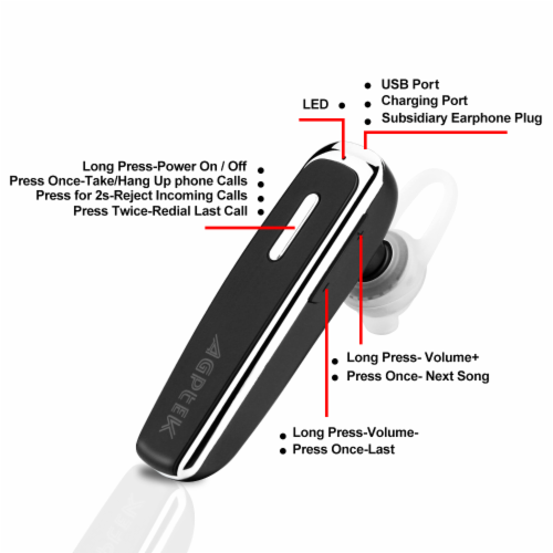 Bluetooth single earphone discount