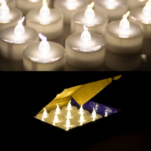 LED Tealight Candles Battery Operated Flameless smokeless 100 PCS for Wedding Party Decoratio 100 units Fred Meyer