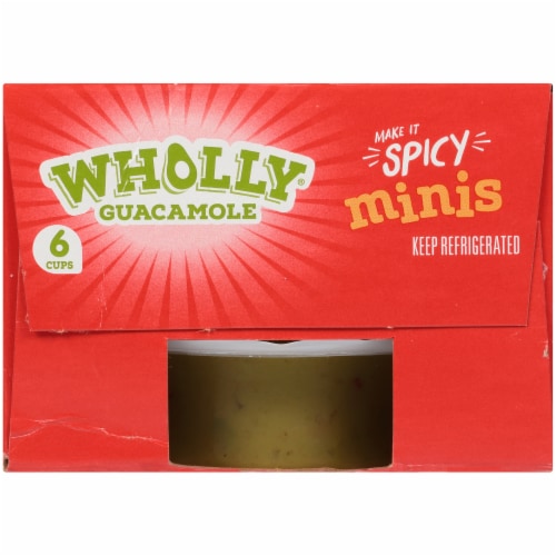 Wholly Guacamole Spicy Hot Guacamole Minis Perspective: top