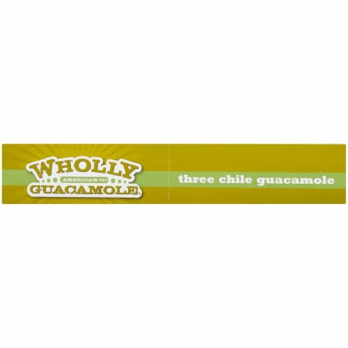 Wholly Guacamole Three Chili Mild Guacamole Perspective: top