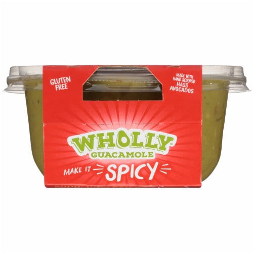 Wholly Guacamole Spicy Hot Guacamole Family Size Perspective: top