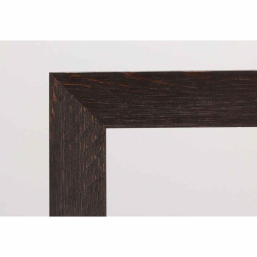 Textured Expresso Farmhouse Square or Diamond Wall Mirror 29.5'' x 29.5'' Perspective: top