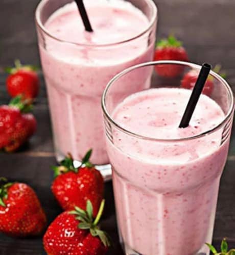 Strawberry Sugar Free Yogurt Powder, Probiotic Soft Serve Ice Cream Mix Perspective: top