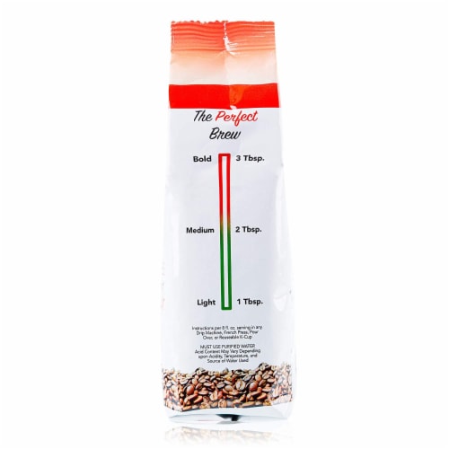 Tyler’s No Acid Organic Coffee Beans, Arabica Full Flavor Decaf, 12 oz Perspective: top