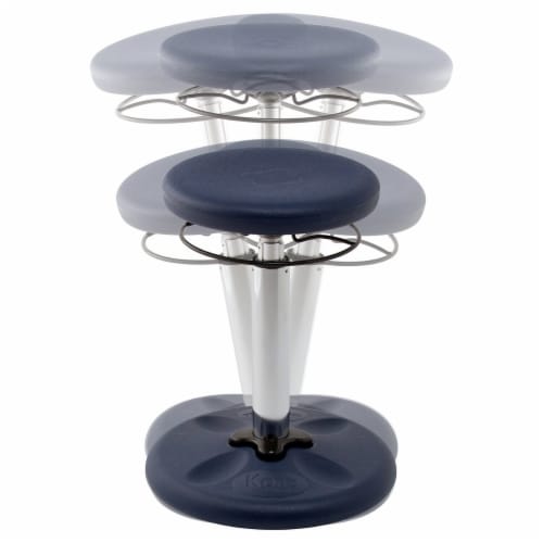 Kore Adjustable Wobble Chair 16.5"--21.5" - Dark Blue Perspective: top