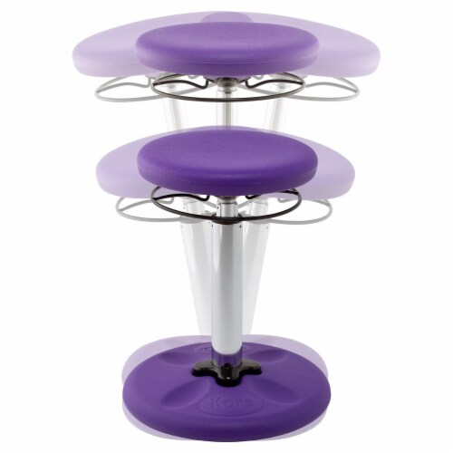 Kore Adjustable Wobble Chair 16.5"--21.5" - Purple Perspective: top