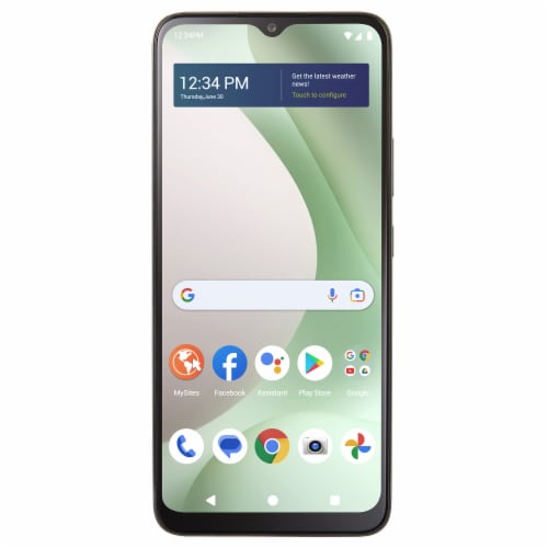 Total by Verizon Blu View 5 64GB Prepaid Smartphone - Black Perspective: top