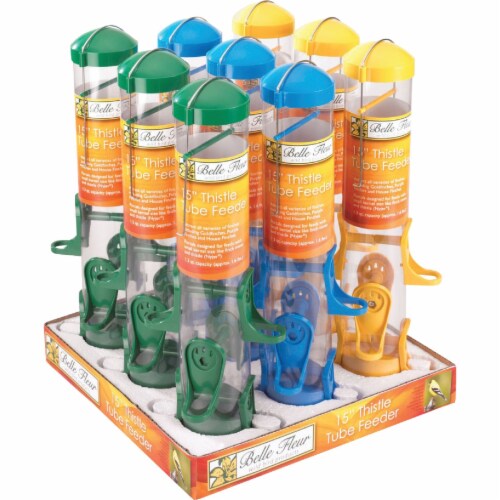 More Birds® 15 in. Thistle Finch Feeder Perspective: top