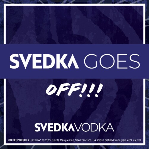 SVEDKA Vodka Glassware Gift Set Perspective: top